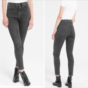 Everlane Faded Black Skinny Jeans